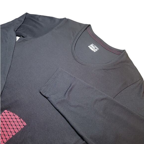 Under Armour Women’s Tech Long Sleeve Tee – Black & Red Logo, Size S EUC - Picture 4 of 10